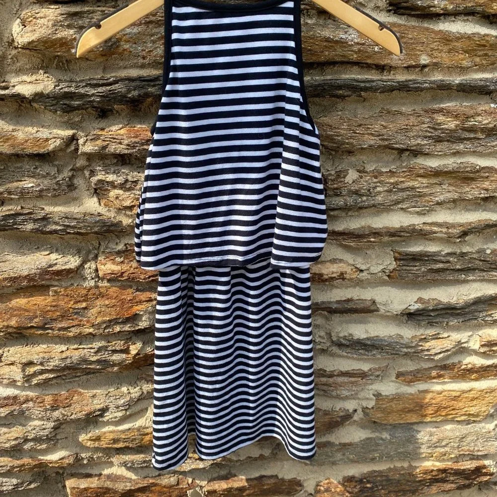 Justice‎ striped sleeveless dress sz 10